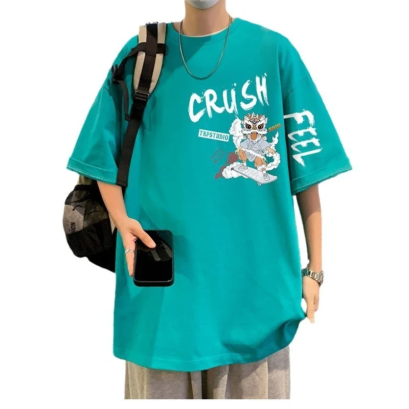 Youth Cotton Oversized Chinese Tee