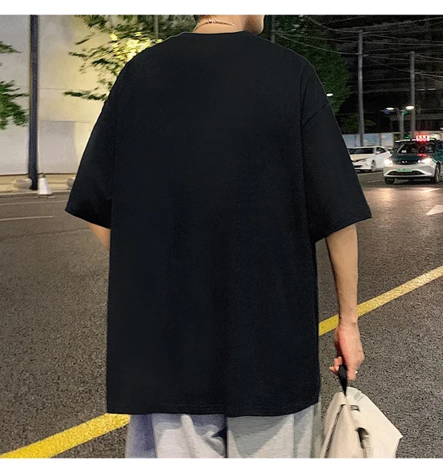 Men's Cotton Loose Street Tee 2025 Detail