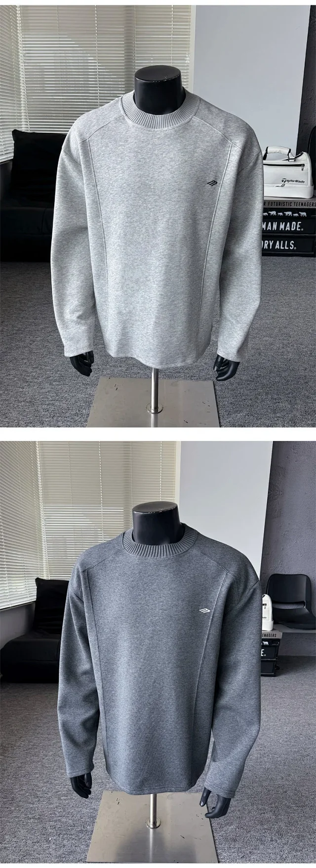 Men's Cleanfit Vintage Long Sleeve Tee Detail