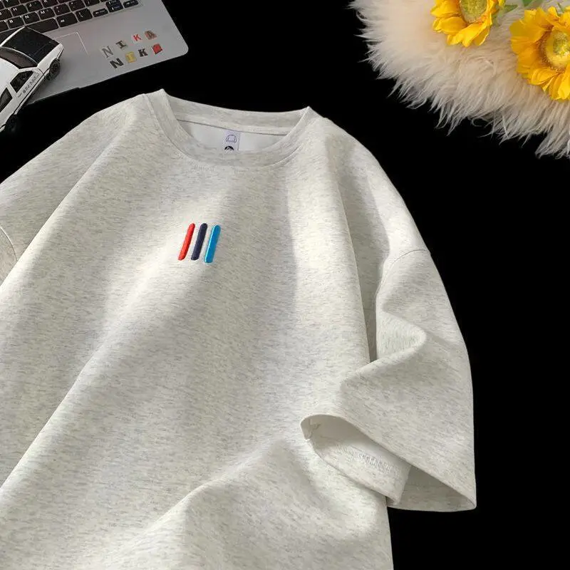 Summer 2025 Men's Heavyweight Embroidered Tee