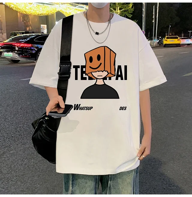 Men's Cotton Loose Street Tee 2025 Detail