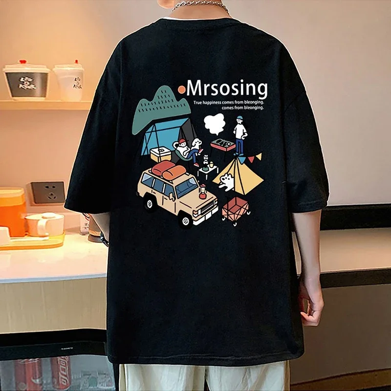 Cotton Short-sleeve T-shirt for Boys Summer 2025