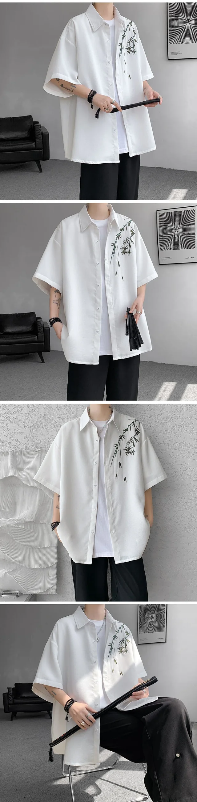 Men's New Chinese Quick-Dry Sun Shirt Detail