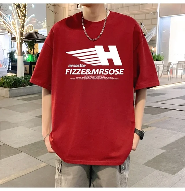 Men's Heavyweight Cotton Relaxed Short-Sleeve Tee Detail