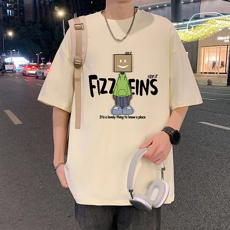 Men's Summer Casual Cotton Short-Sleeve Tee
