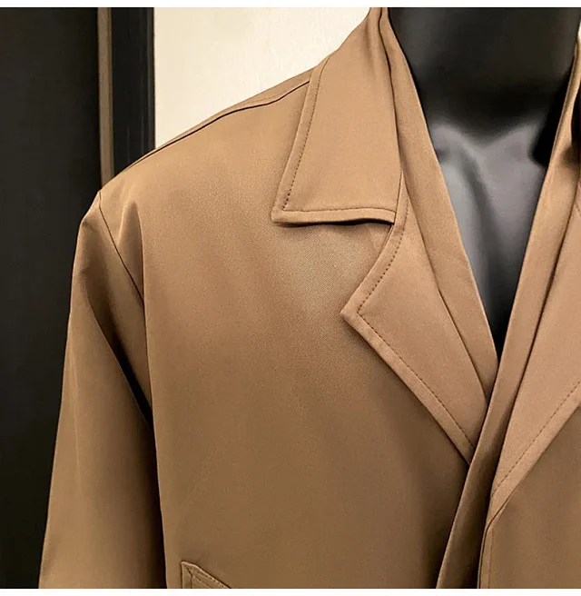 Men's Autumn Premium Mock Blazer Detail
