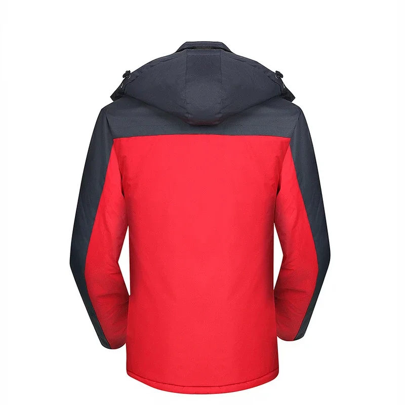 Unisex Winter Windproof Insulated Hooded Coat