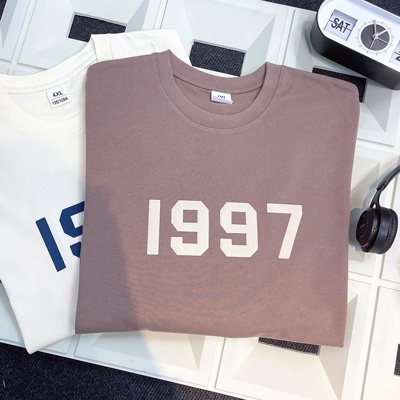 Guochao 1997 Men's HK-Retro Foam-Print Tee