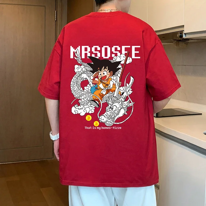 2025 Men's Cartoon Wukong Summer Tee
