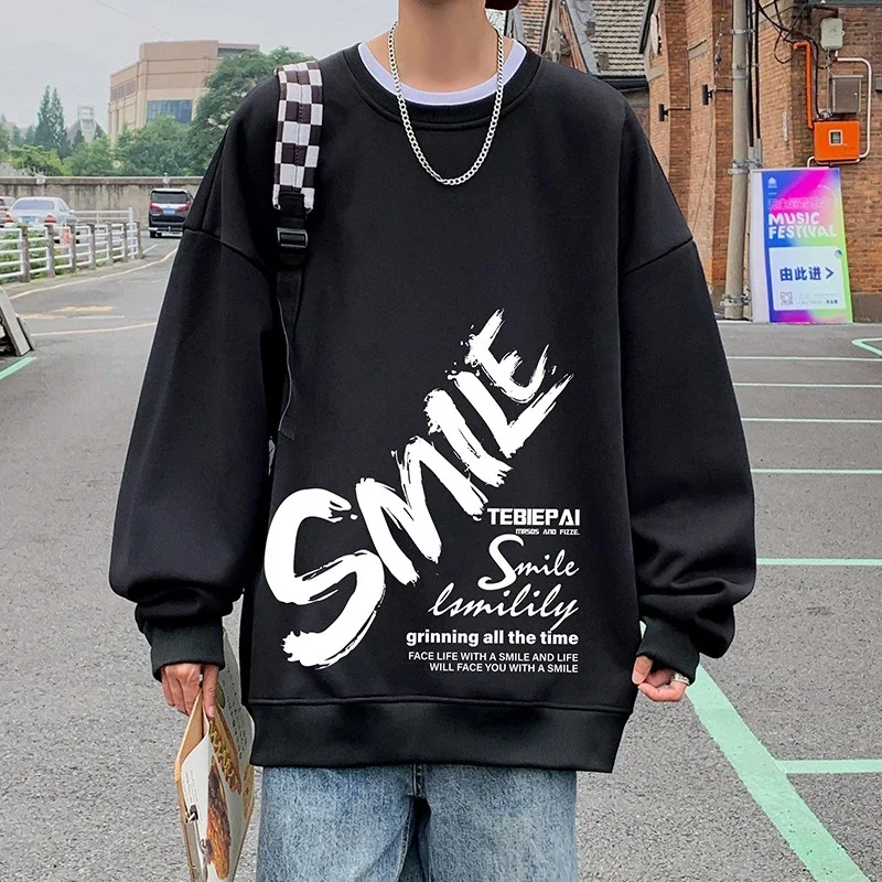 Men's Vintage Loose Fit Crew Neck