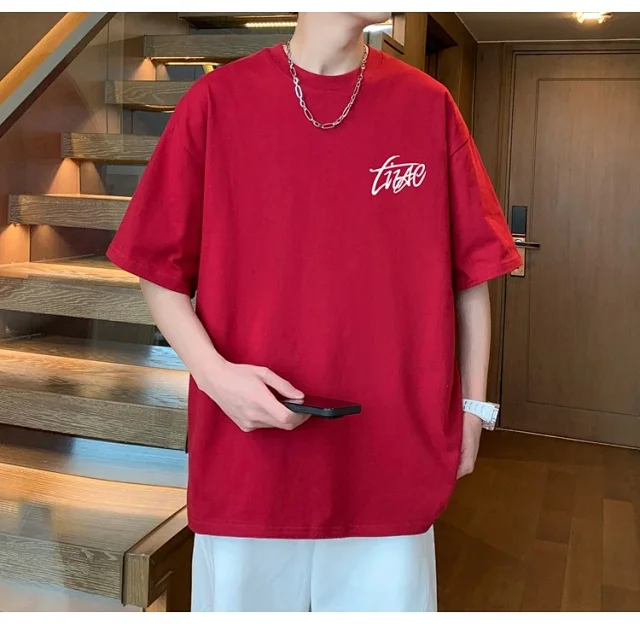 Men's Cotton Oversized Tee Summer 2025 Detail