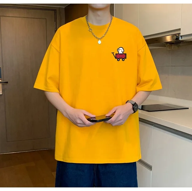 Cotton Short-sleeve T-shirt for Boys Summer 2025 Detail