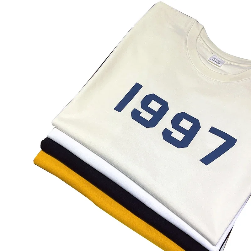 Guochao 1997 Men's HK-Retro Foam-Print Tee