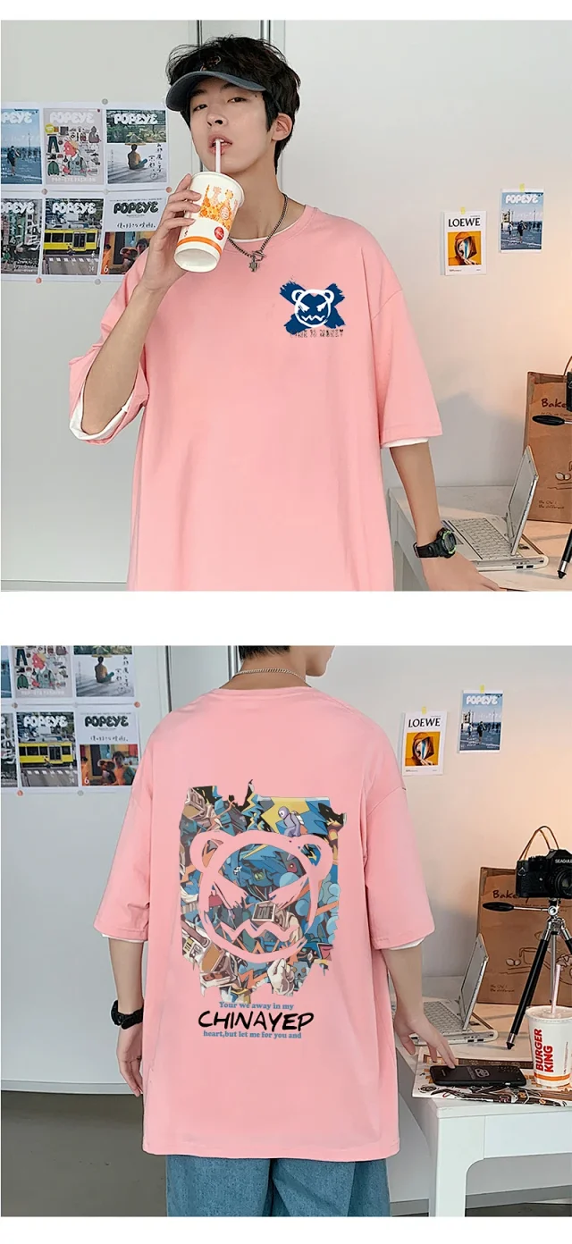 Devil Smile T-shirt Summer Detail