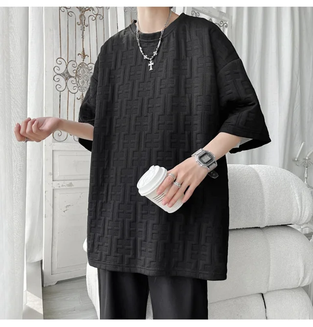 Unisex Summer Ice Silk Stretch Tee Detail