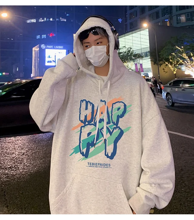 Men's Oversize Cotton Hoodie 2025 Graphic Detail