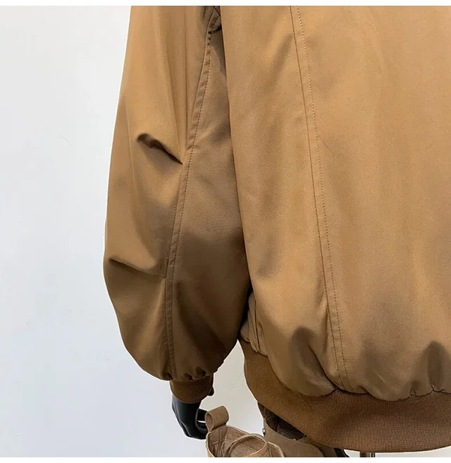 Men's Vintage American Oversized Bomber Jacket Detail
