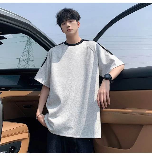 Men's Oversized Breathable Tee HK 2025 Detail