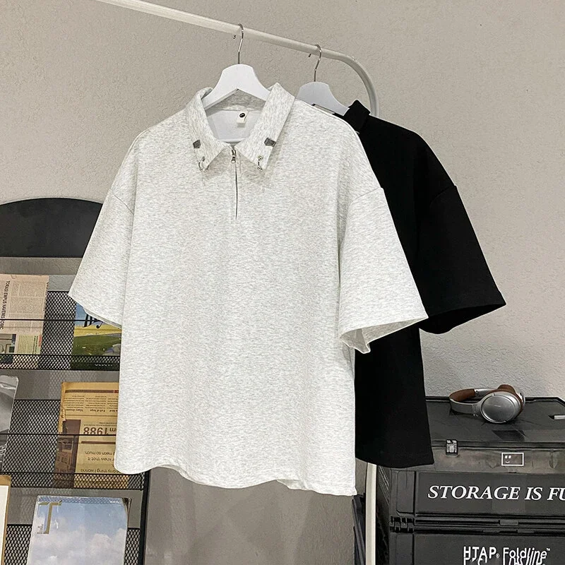 Men's Heavyweight Half-Zip Cleanfit Polo