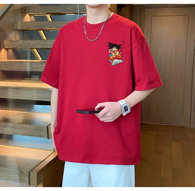 2025 Men's Cartoon Wukong Summer Tee Detail