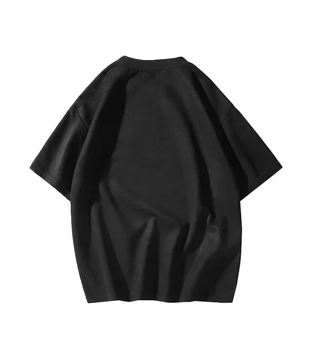 Men's Heavyweight Cotton Sturdy Short-Sleeve Tee Detail
