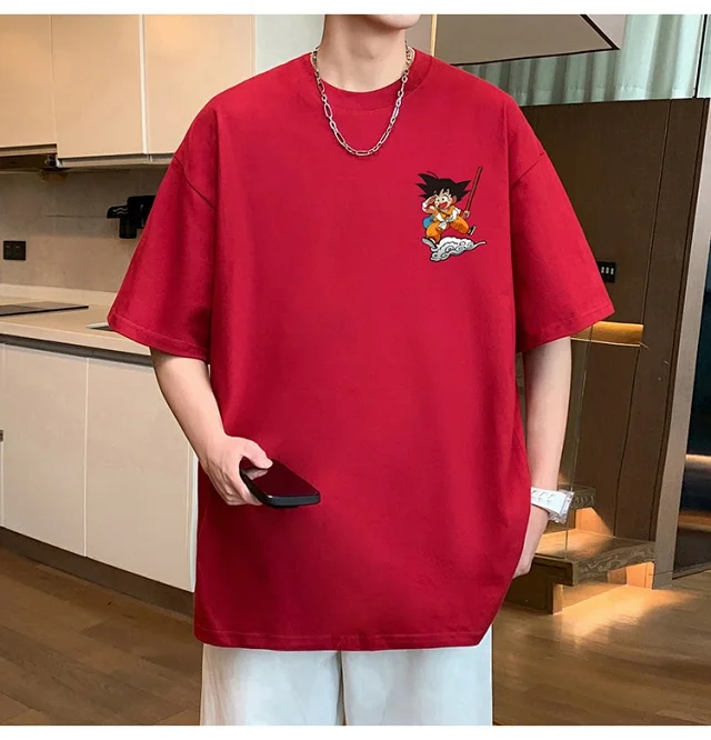 2025 Men's Cartoon Wukong Summer Tee Detail