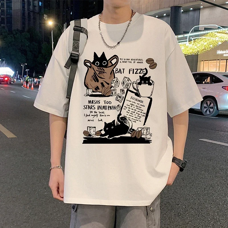 Men's Heavyweight Cotton Cartoon Youth Tee