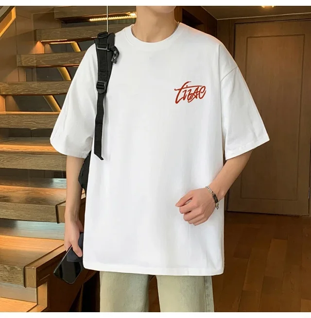 Men's Cotton Oversized Tee Summer 2025 Detail