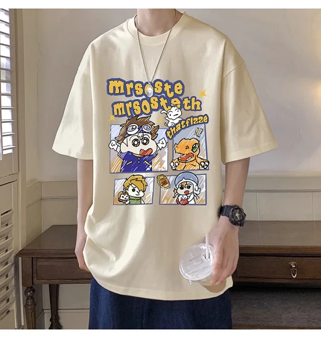 Men's Heavyweight Cotton Durable Short-Sleeve Tee Detail