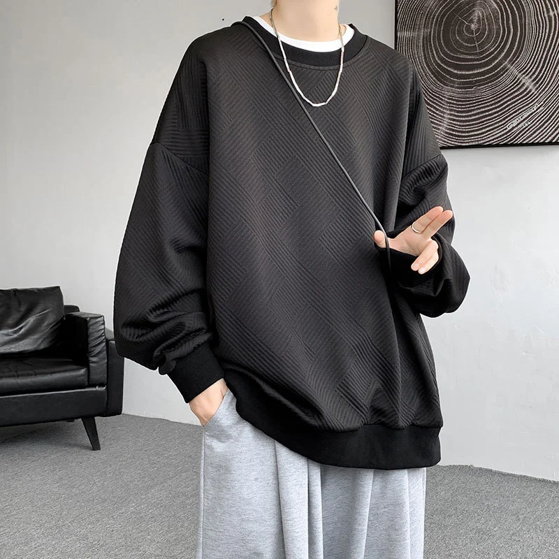 Men's Oversize Jacquard Sweatshirt