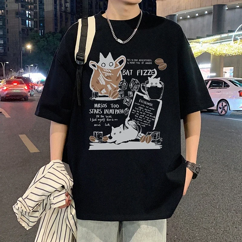 Men's Heavyweight Cotton Cartoon Youth Tee