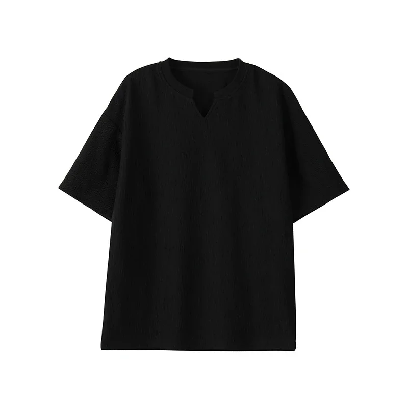 Cleanfit Men's Quick-Dry V-Neck Oversized Tee