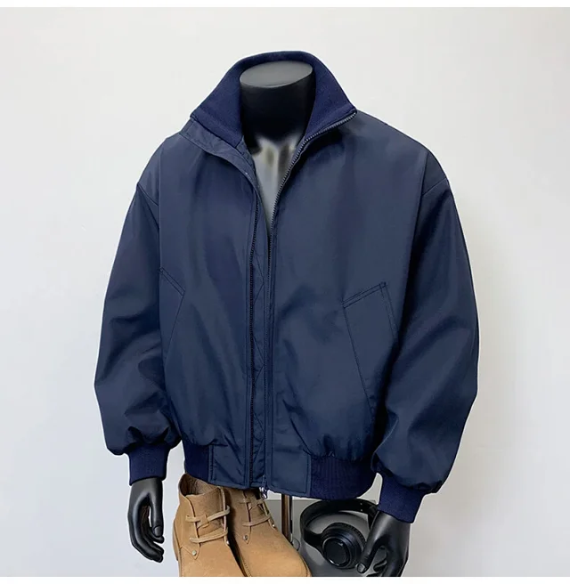 Men's Vintage American Oversized Bomber Jacket Detail