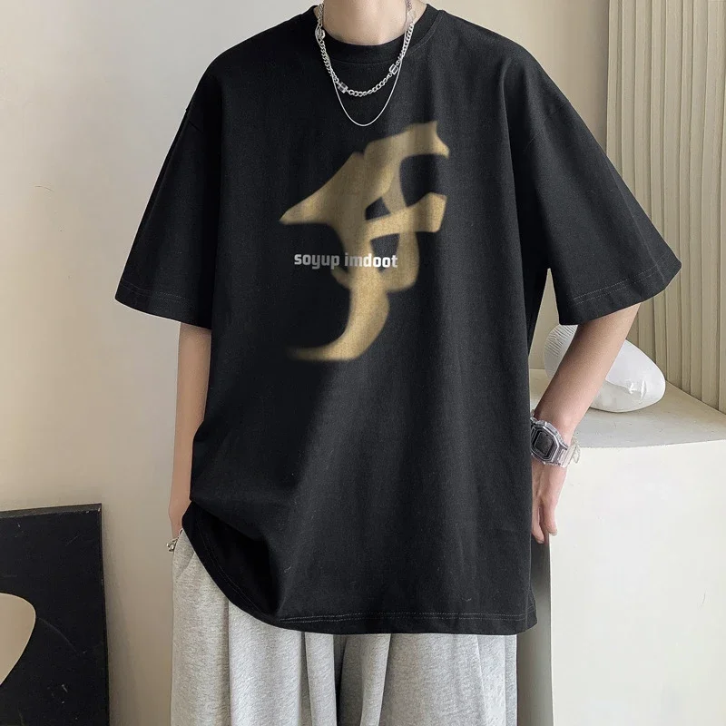 Men's Loose Graphic Print T-Shirt