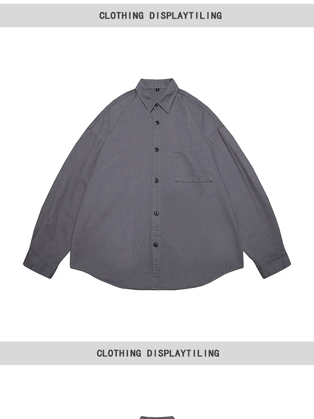 Vintage Men's Long Sleeve Work Shirt Detail
