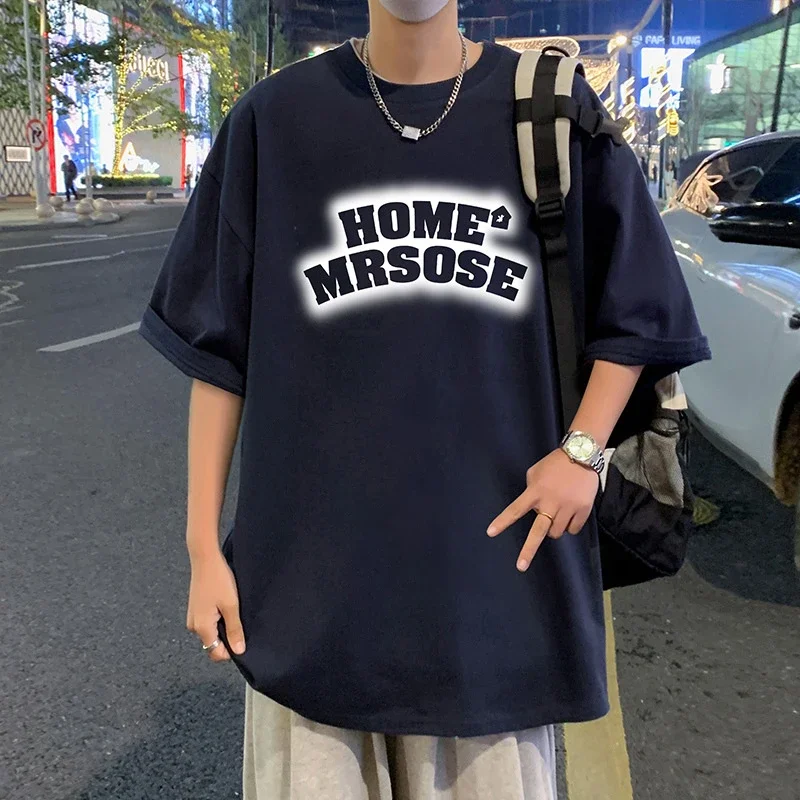 Men's Casual Cotton T-Shirt Plus Size