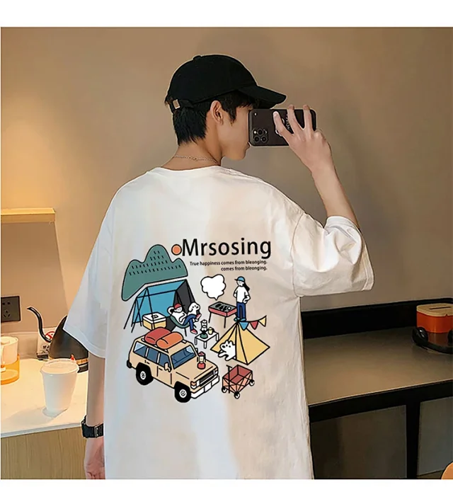 Cotton Short-sleeve T-shirt for Boys Summer 2025 Detail