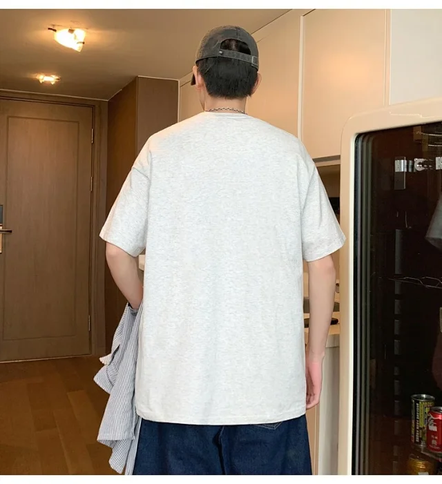 Men's Cotton Oversized Tee Summer 2025 Detail