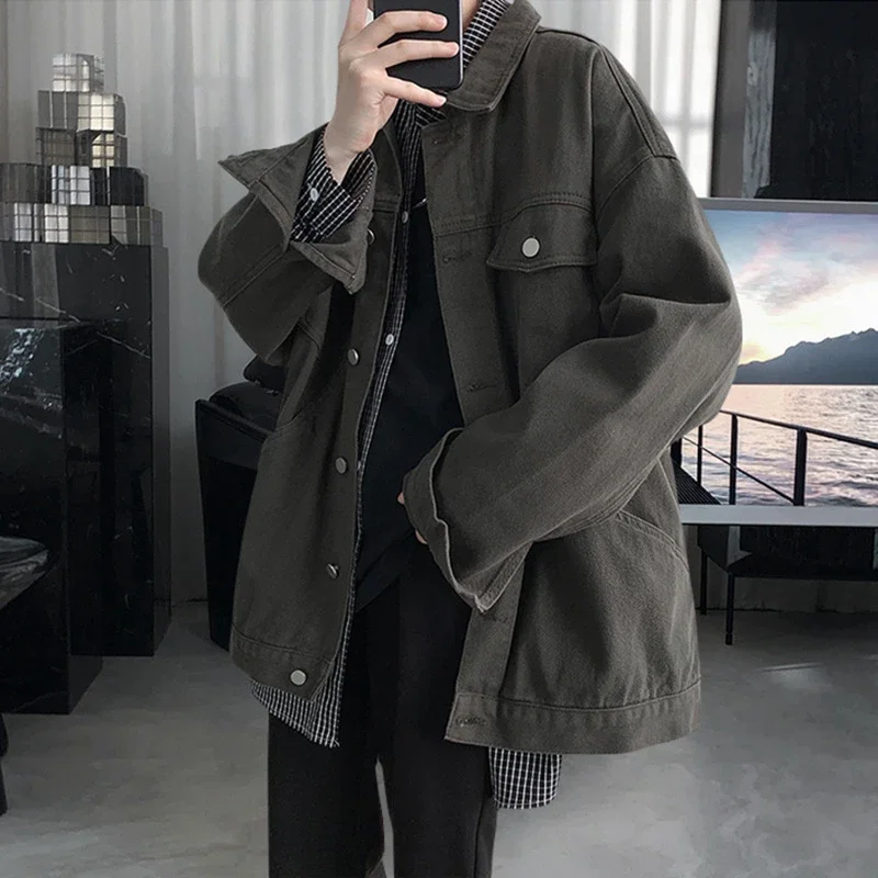 Men's Oversized Street Denim Jacket