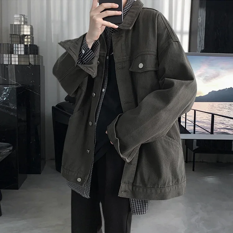 Men's Oversized Street Denim Jacket