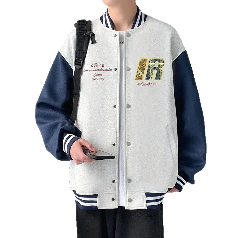 Trendy Men's Oversized Casual Bomber Jacket
