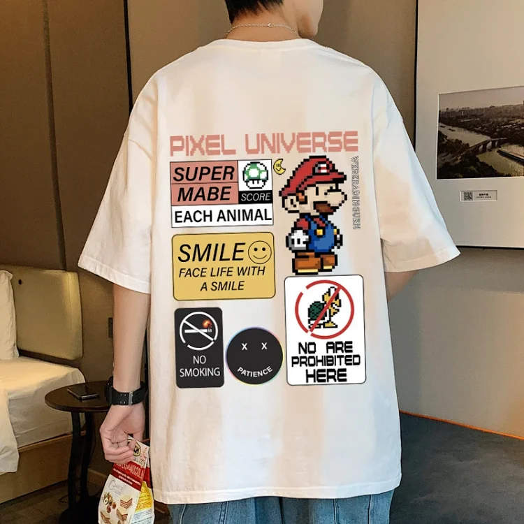 Men's Retro Hong Kong Mario T-Shirt
