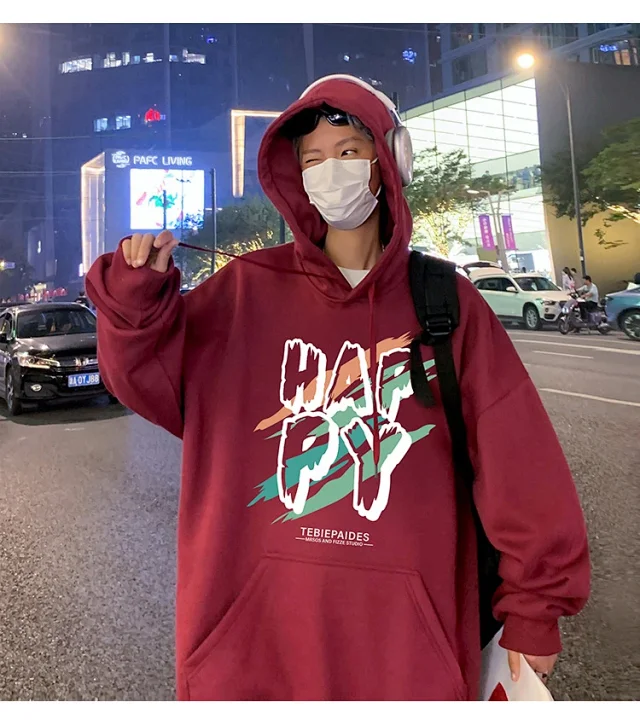 Men's Oversize Cotton Hoodie 2025 Graphic Detail