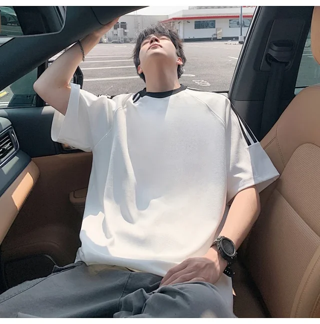 Men's Oversized Breathable Tee HK 2025 Detail