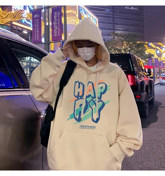 Men's Oversize Cotton Hoodie 2025 Graphic Detail