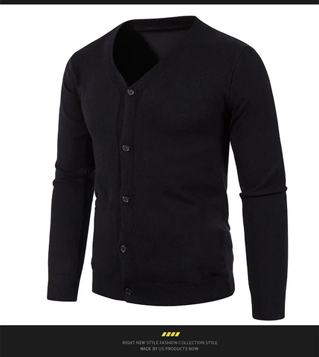 23 Fall Men's Knit Cardigan Detail