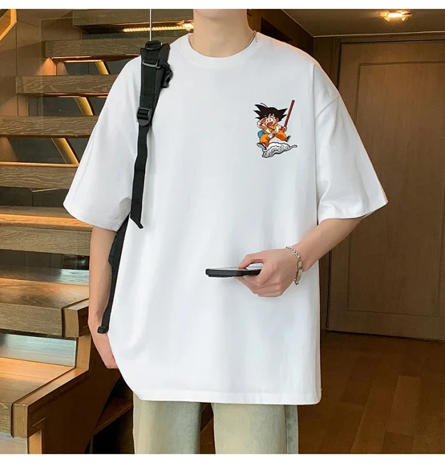 2025 Men's Cartoon Wukong Summer Tee Detail