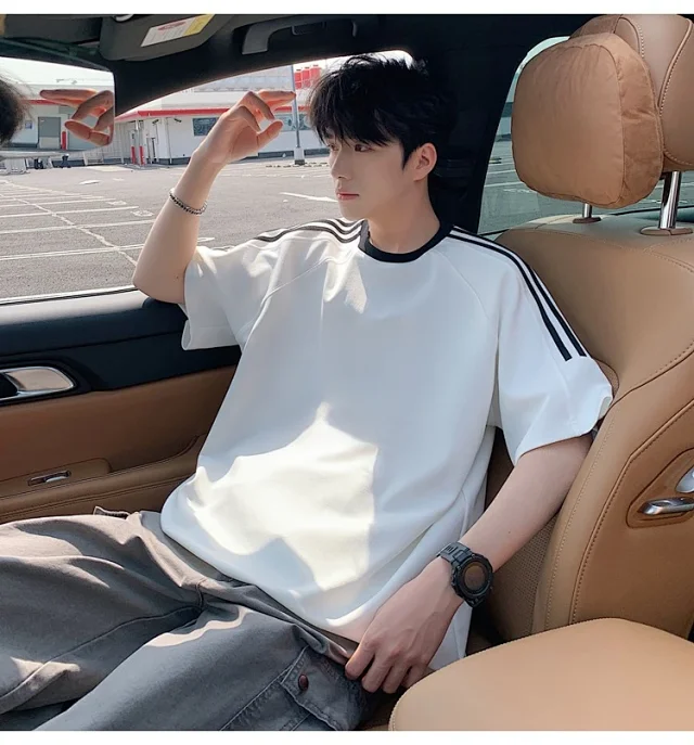 Men's Oversized Breathable Tee HK 2025 Detail