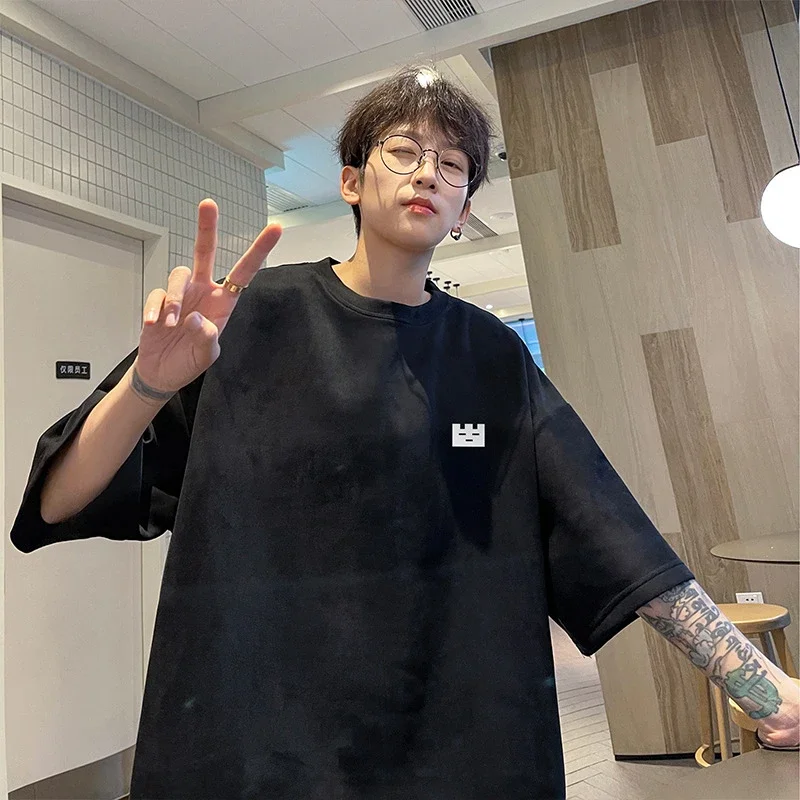 Men's Vintage Suede Heavyweight Oversized Tee