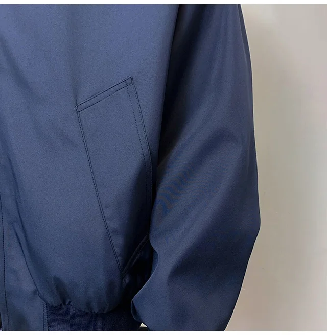 Men's Vintage American Oversized Bomber Jacket Detail